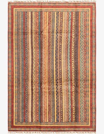 6' 7 x 9' 9 Hand Knotted Ariana Ziegler Rug