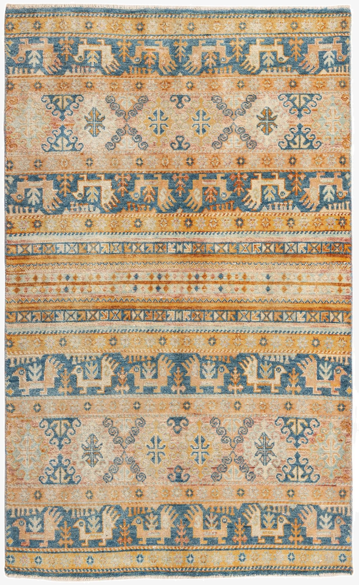 5' x 8'  Hand Knotted Ariana Ziegler Rug