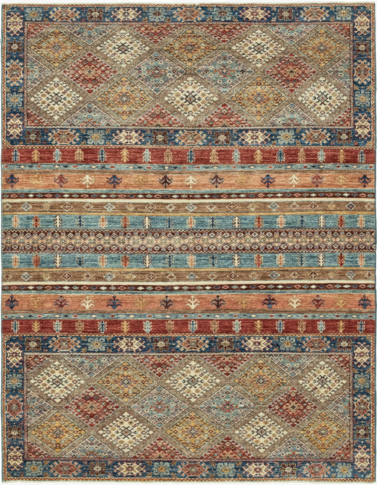 5' 10 x 7' 7  Hand Knotted Ariana Ziegler Rug