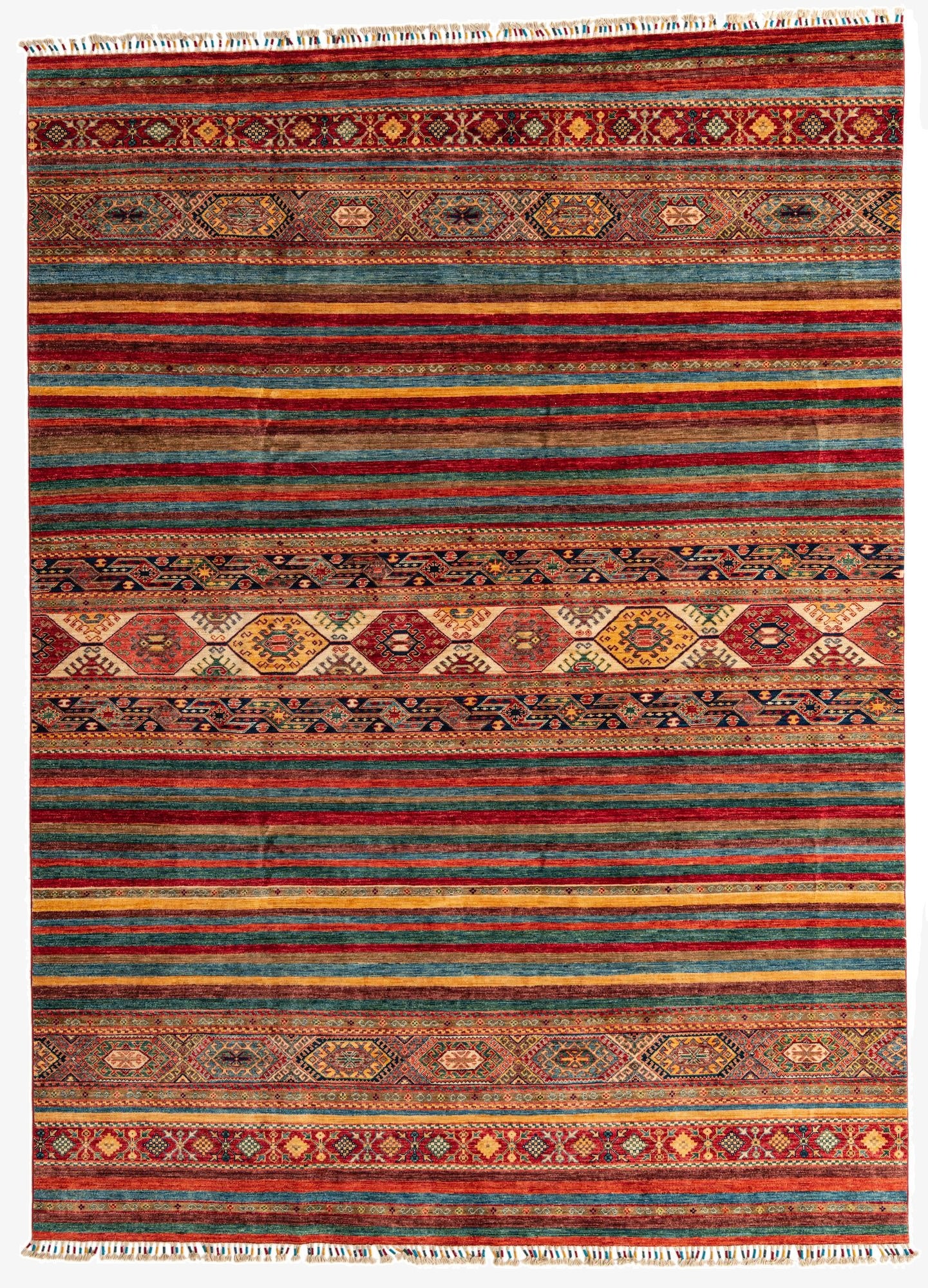 8' 4 x 11' 6  Hand Knotted Ariana Ziegler Rug