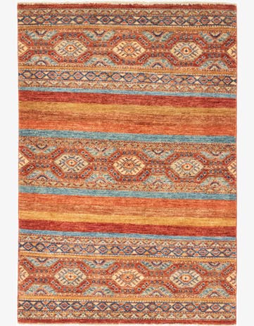 3' 5 x 4' 10 Hand Knotted Ariana Ziegler Oriental Rug