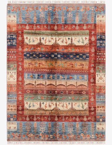 5' 7 x 7' 10 Hand Knotted Ariana Ziegler Rug