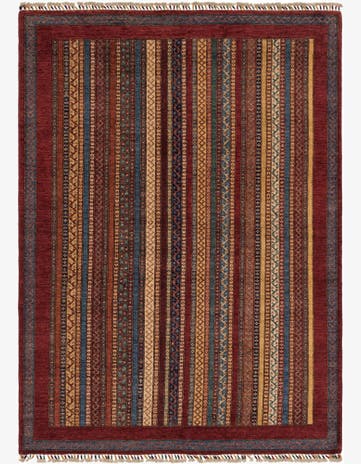 5' 7 x 8' Hand Knotted Ariana Ziegler Rug