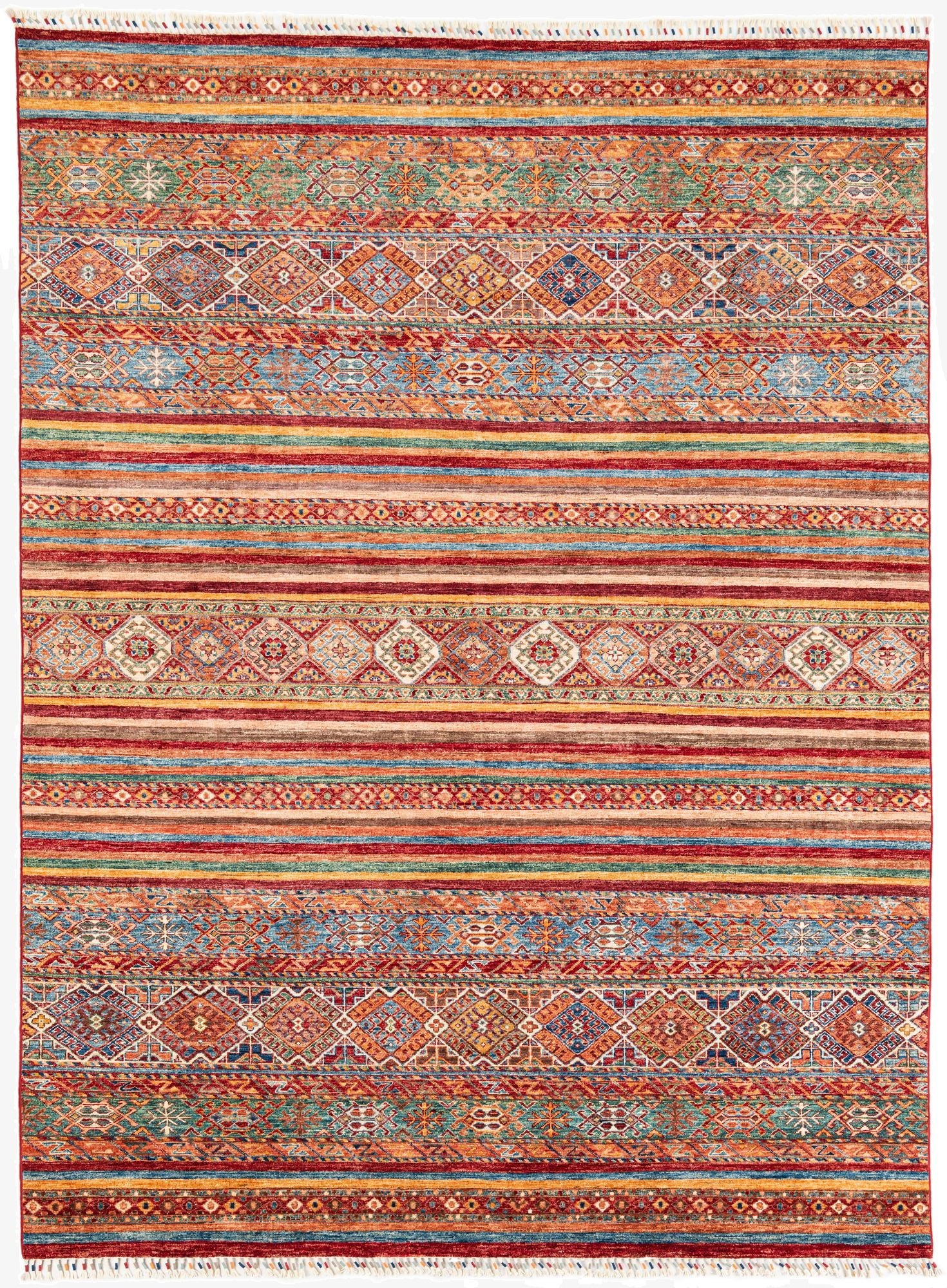 7' x 9' 5  Hand Knotted Ariana Ziegler Rug