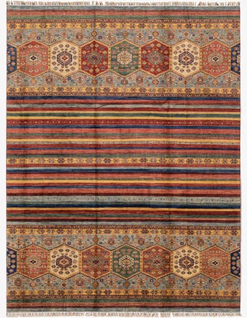 9' x 11' 10 Hand Knotted Ariana Ziegler Rug