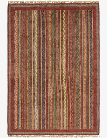 6' 5 x 9' 8 Hand Knotted Ariana Ziegler Rug