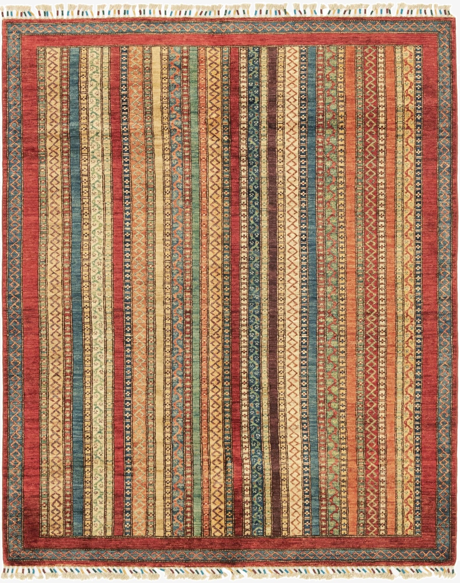 5' 2 x 6' 5  Hand Knotted Ariana Ziegler Rug