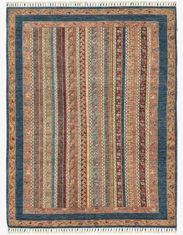 4' 11 x 6' 8 Hand Knotted Ariana Ziegler Rug