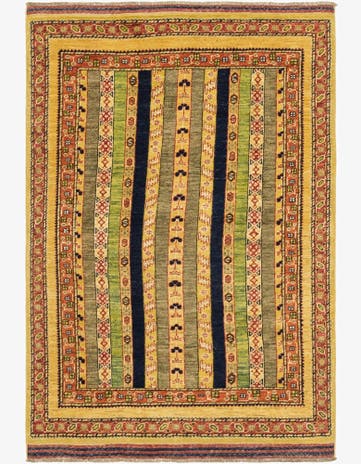 4' 1 x 6' 2 Hand Knotted Ariana Ziegler Rug