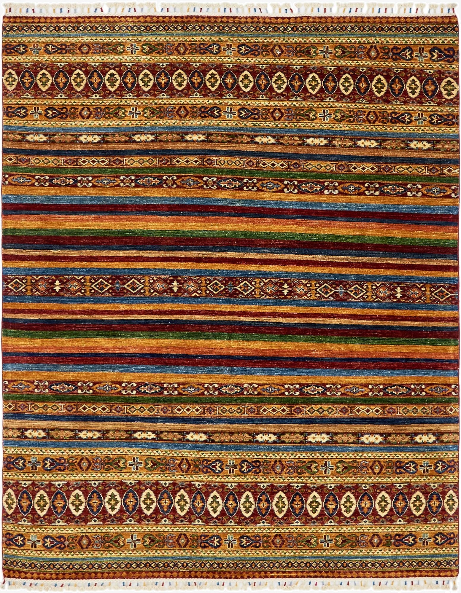 5' 10 x 7' 2  Hand Knotted Ariana Ziegler Rug