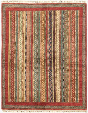 5' 1 x 6' 5 Hand Knotted Ariana Ziegler Rug