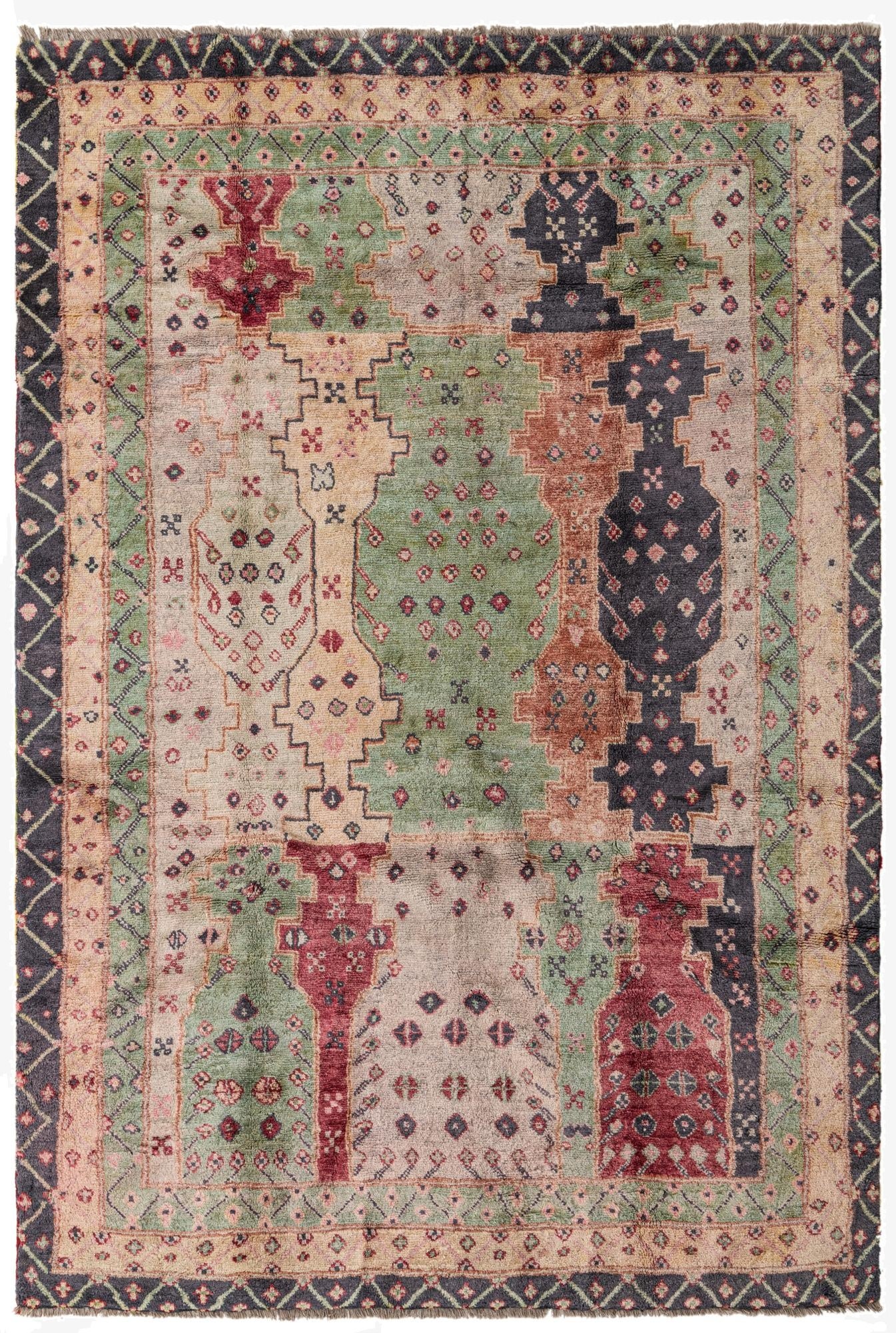 6' 8 x 10'  Hand Knotted Ariana Ziegler Wool Rug