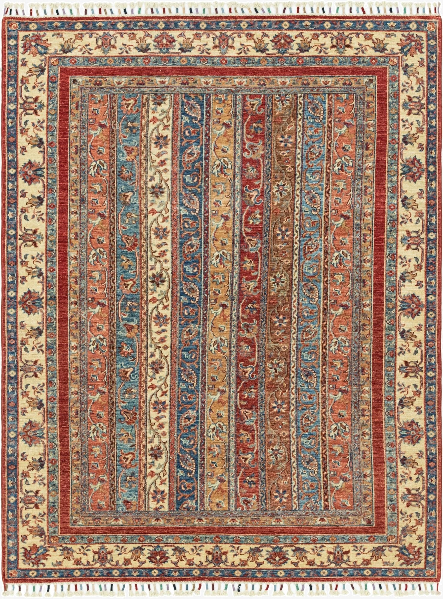 4' 10 x 6' 4  Hand Knotted Ariana Ziegler Rug