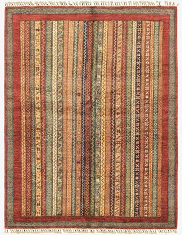 4' 10 x 6' 6 Hand Knotted Ariana Ziegler Rug