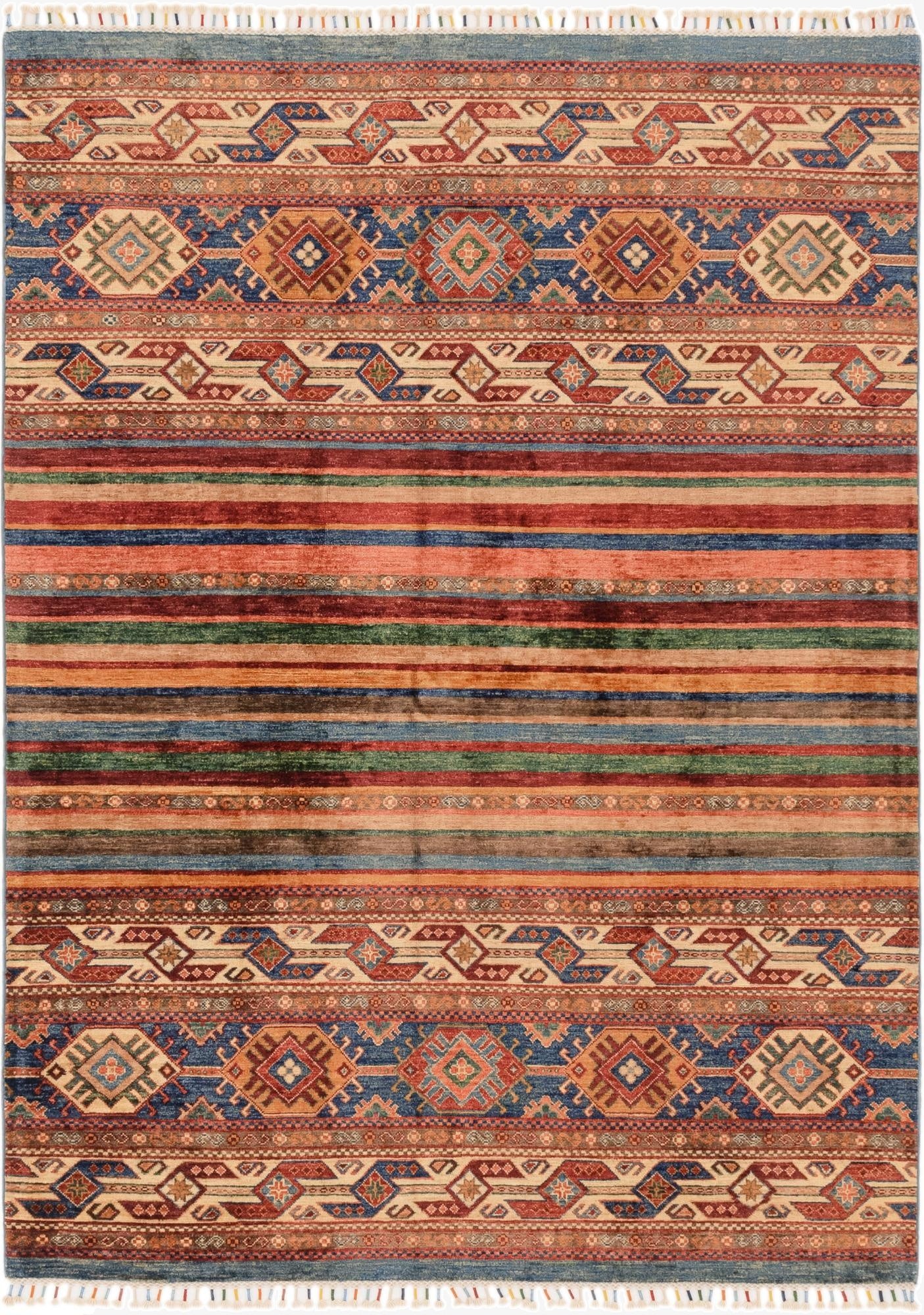 5' 8 x 7' 10  Hand Knotted Ariana Ziegler Rug