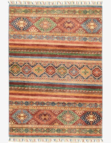 3' 5 x 4' 10 Hand Knotted Ariana Ziegler Rug