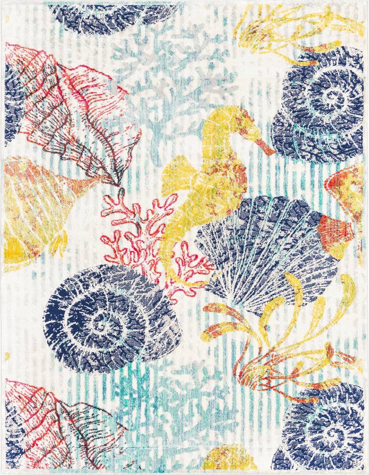 Detail image of 5' 3 x 8' Ariel Rug