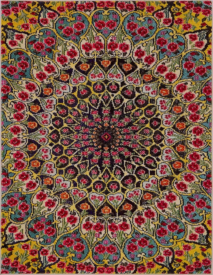 Detail image of 4' x 6' Washable Arte Rug
