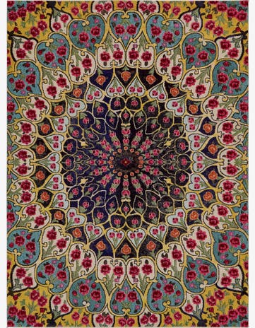 9' x 12' 2 Washable Arte Rug