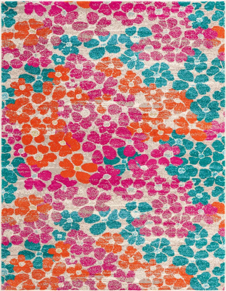 Detail image of 5' 3 x 8' Azalea Rug