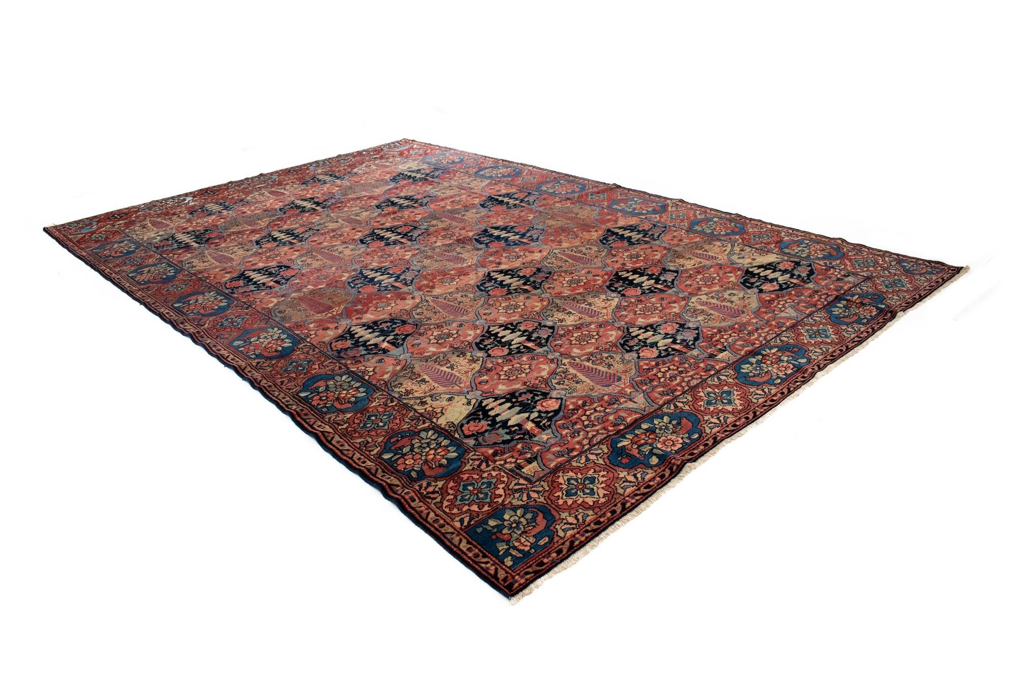 11' 10 x 17' 11 Hand Knotted Bachtiar Persian Wool Rug