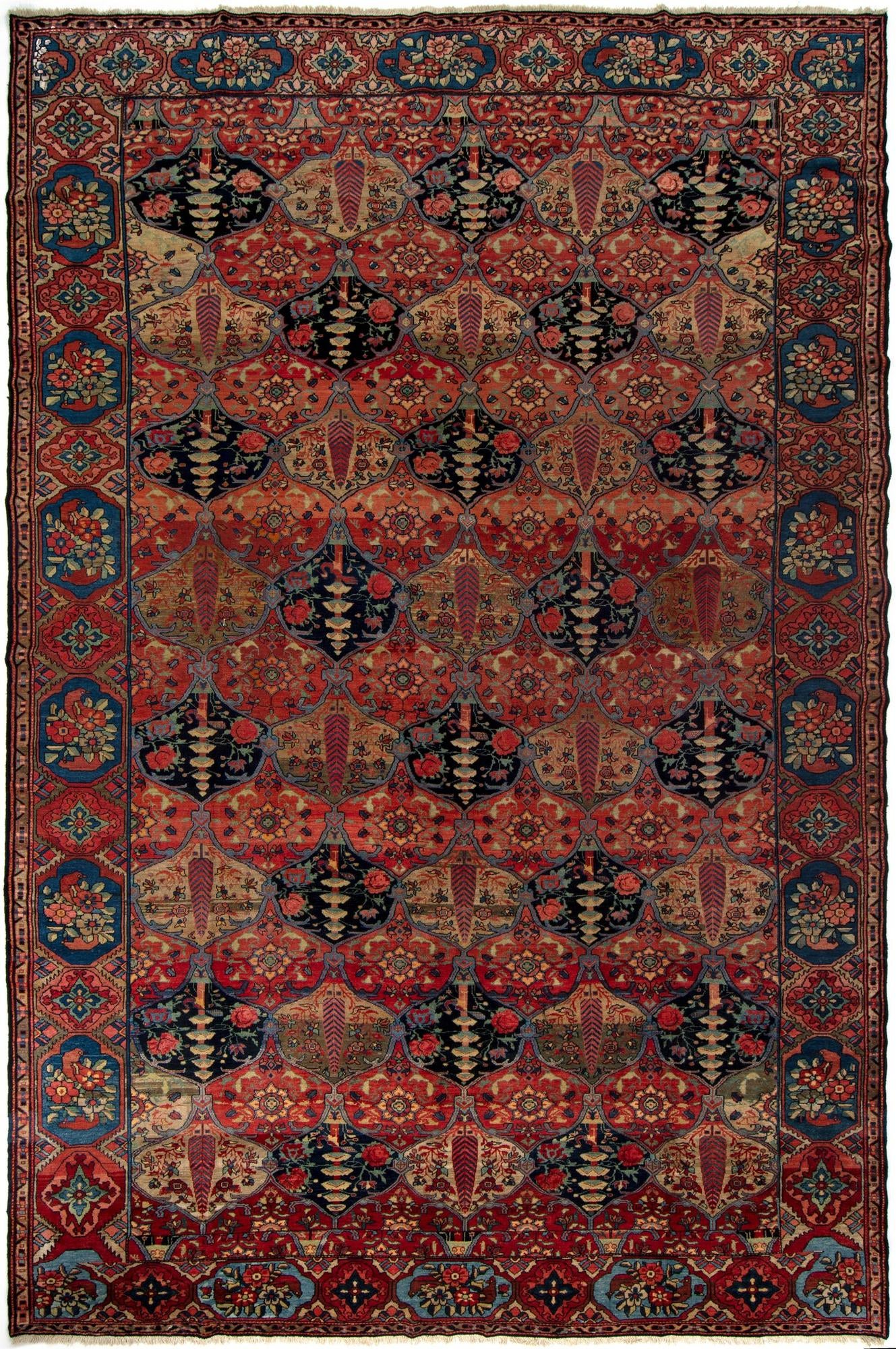 11' 10 x 17' 11 Hand Knotted Bachtiar Persian Wool Rug