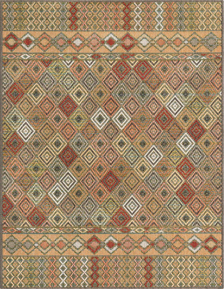 Detail image of 4' x 6' Easy-Clean Baja Indoor / Outdoor Rug