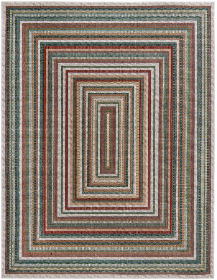 Detail image of 9' x 12' Easy-Clean Baja Indoor / Outdoor Rug