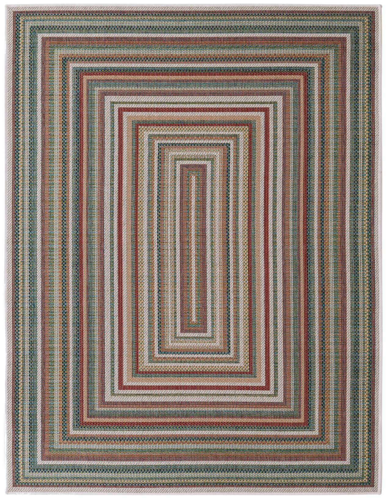 5' 3 x 7' 7 Easy-Clean Baja Indoor / Outdoor Rug