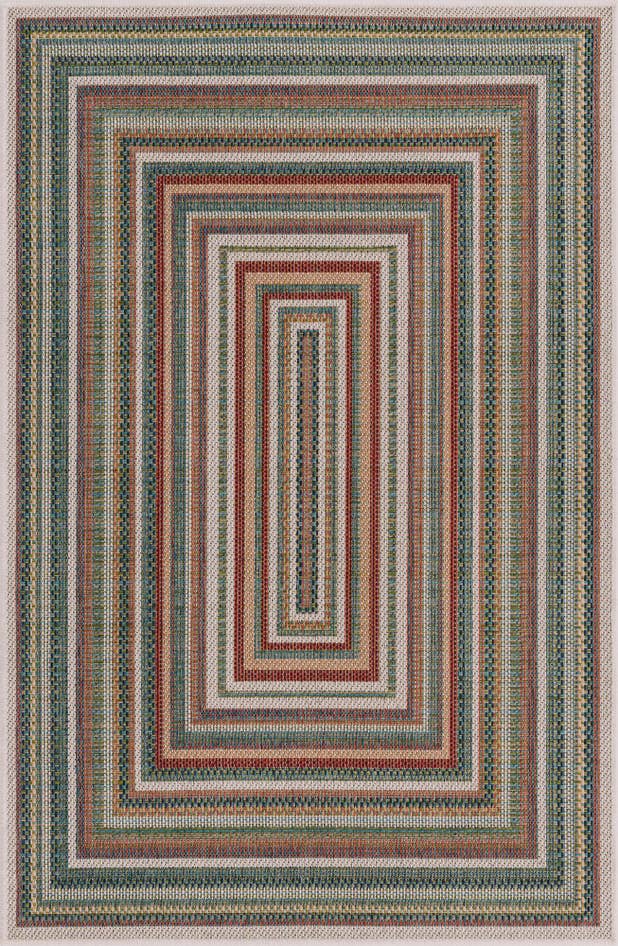 Detail image of 4' x 6' Easy-Clean Baja Indoor / Outdoor Rug