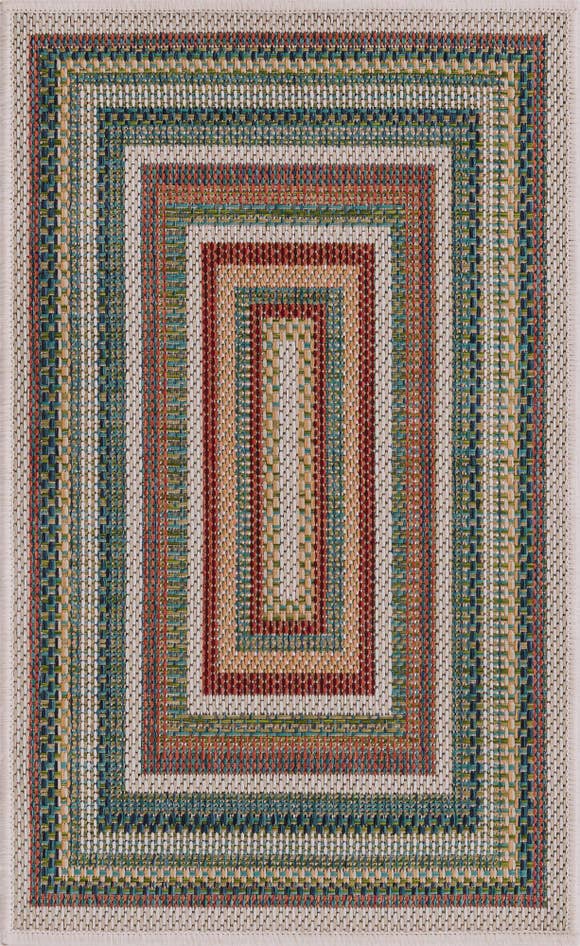 Detail image of 2' x 3' Easy-Clean Baja Indoor / Outdoor Rug