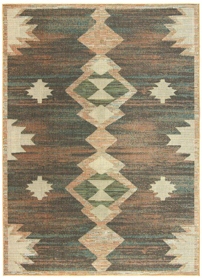 Detail image of 9' x 12' Easy-Clean Baja Indoor / Outdoor Rug