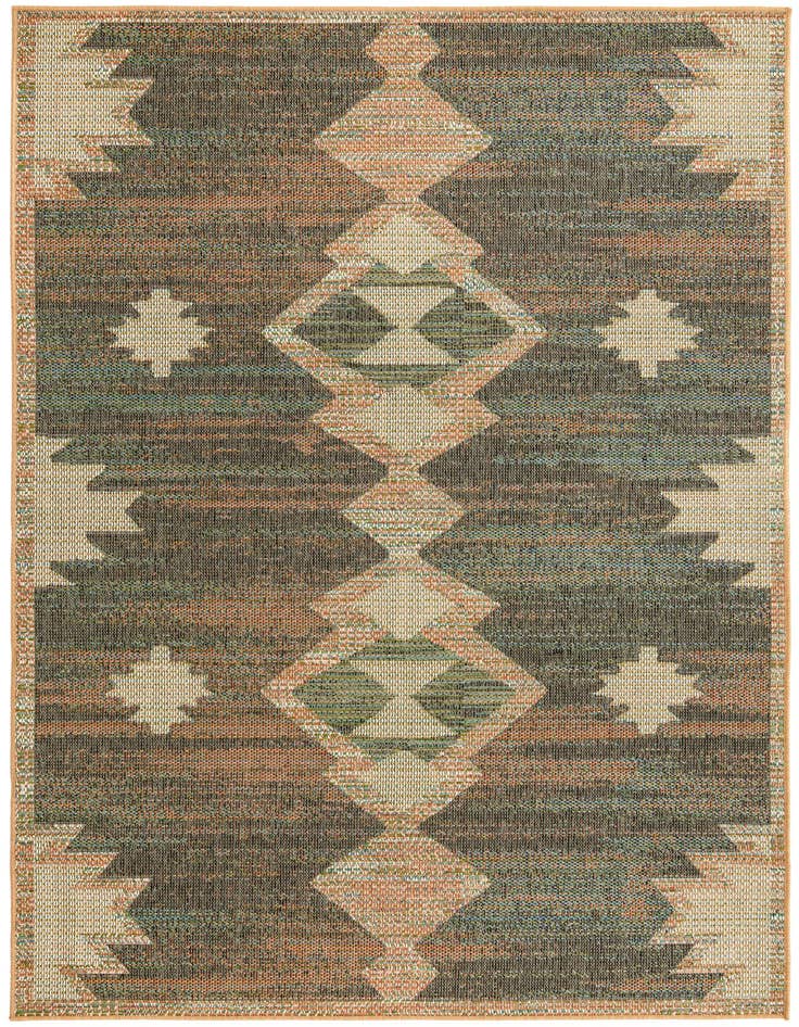 Detail image of 6' x 9' Easy-Clean Baja Indoor / Outdoor Rug