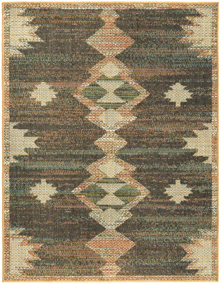 Detail image of 4' x 6' Easy-Clean Baja Indoor / Outdoor Rug