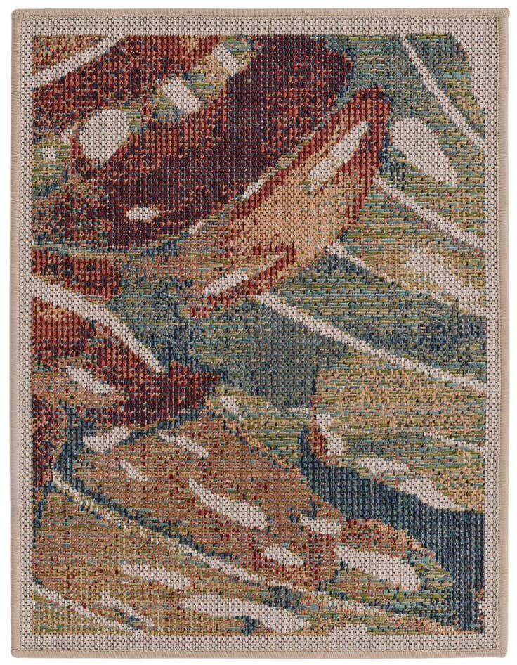 Detail image of 2' x 3' Easy-Clean Baja Indoor / Outdoor Rug