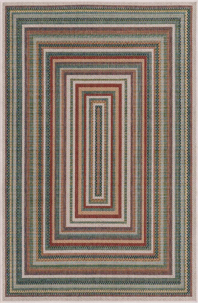 3' 3 x 5' 3 Easy-Clean Baja Indoor / Outdoor Rug