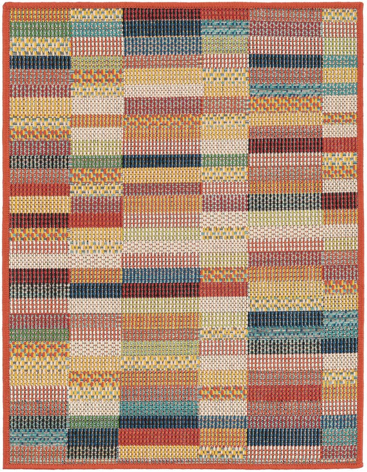 Detail image of 2' x 3' 1 Easy-Clean Baja Indoor / Outdoor Rug