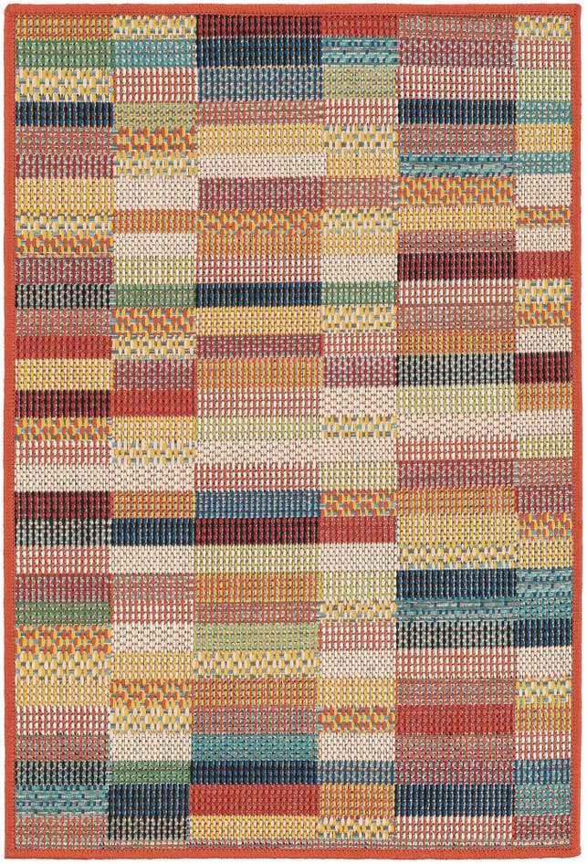 Detail image of 2' x 3' 1 Easy-Clean Baja Indoor / Outdoor Rug