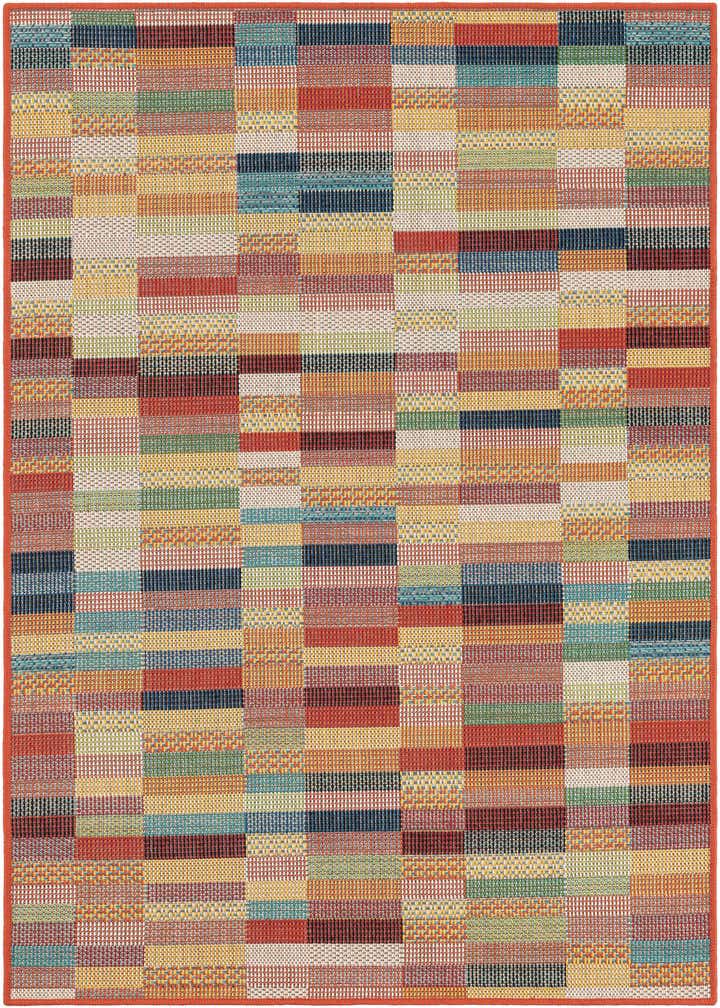 4' 1 x 6' 1 Easy-Clean Baja Indoor / Outdoor Rug