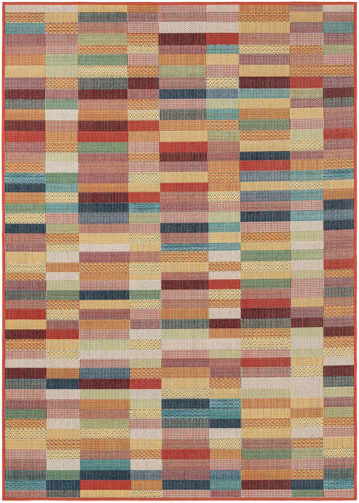 5' 3 x 8' Easy-Clean Baja Indoor / Outdoor Rug