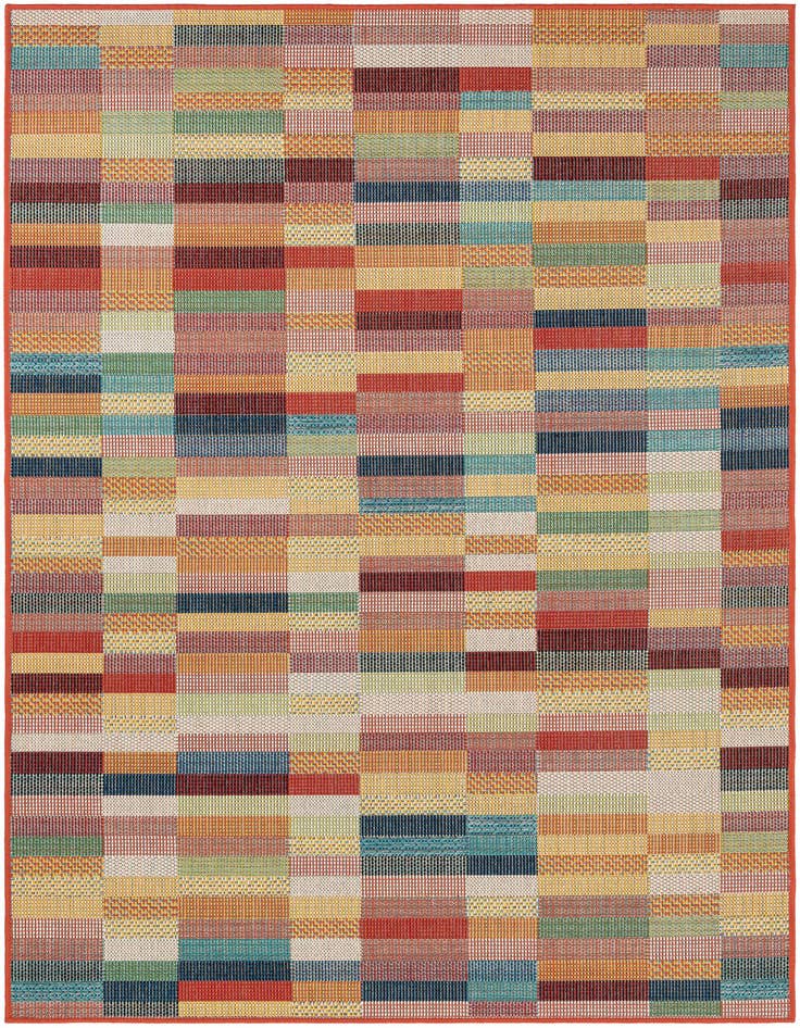 Detail image of 5' 3 x 8' Easy-Clean Baja Indoor / Outdoor Rug