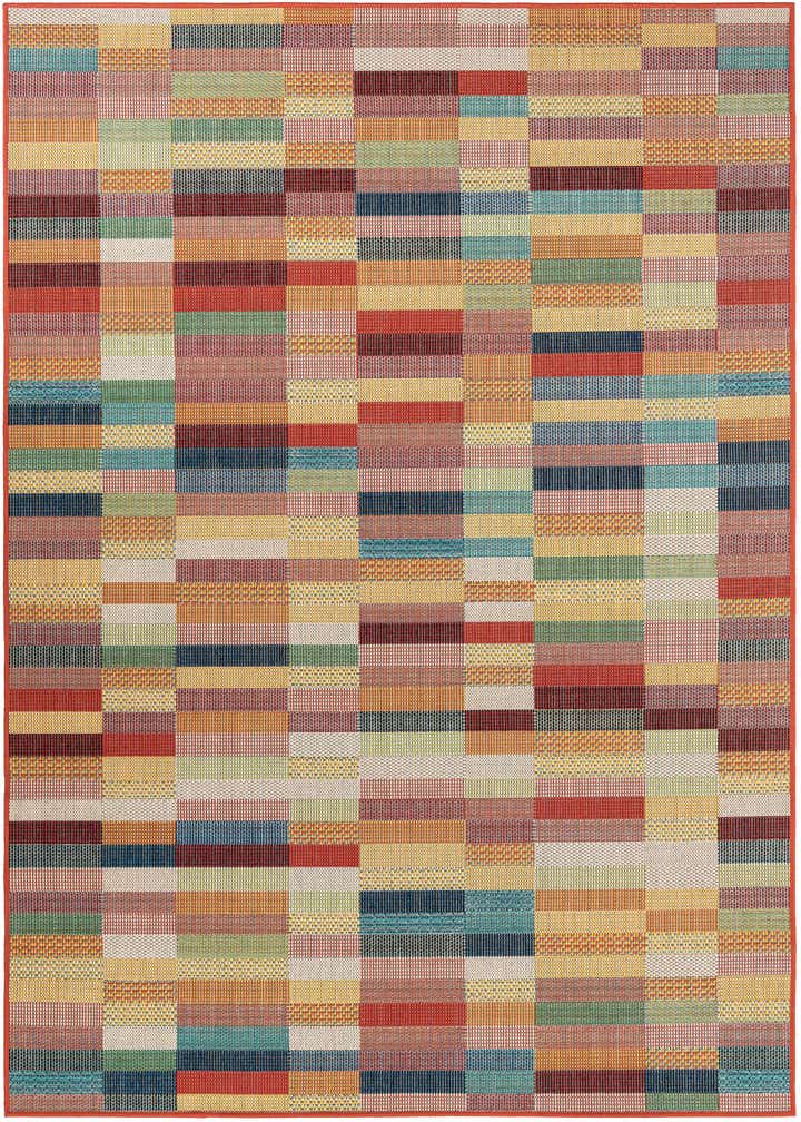 6' 1 x 9' Easy-Clean Baja Indoor / Outdoor Rug