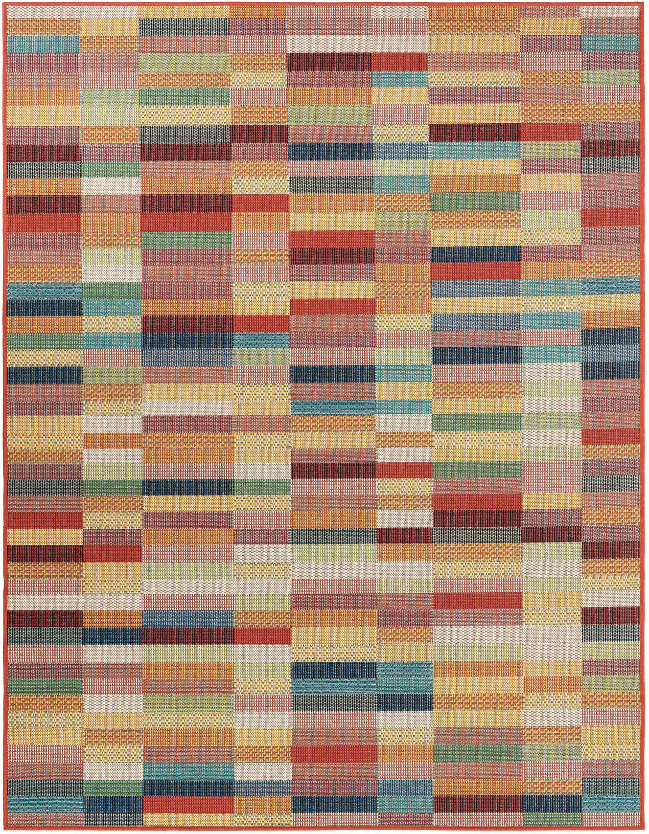 6' 1 x 9' Easy-Clean Baja Indoor / Outdoor Rug