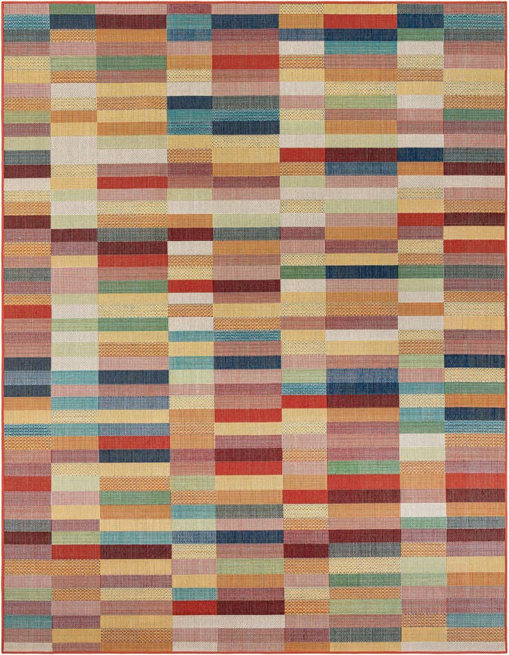 Detail image of 9' x 12' Easy-Clean Baja Indoor / Outdoor Rug