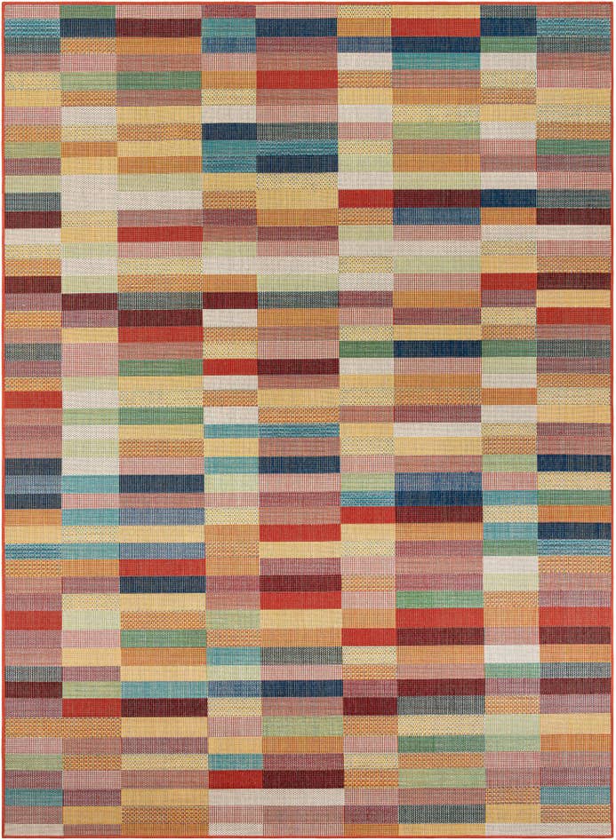 Detail image of 9' x 12' Easy-Clean Baja Indoor / Outdoor Rug