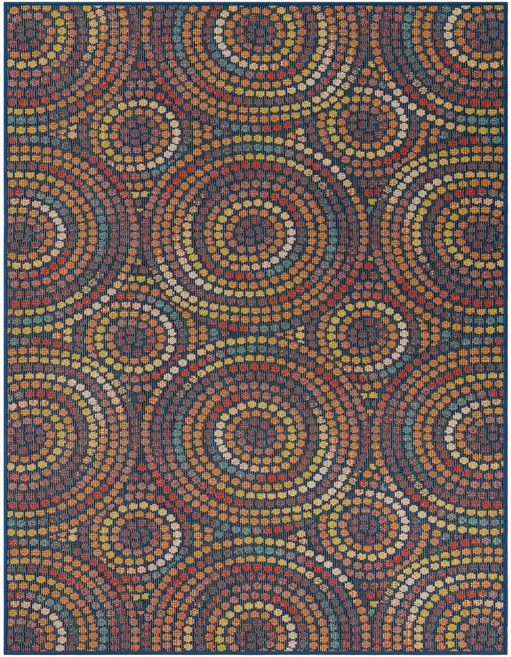 Detail image of 5' 3 x 8' Easy-Clean Baja Indoor / Outdoor Rug