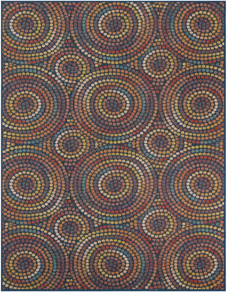 Detail image of 6' 1 x 9' Easy-Clean Baja Indoor / Outdoor Rug