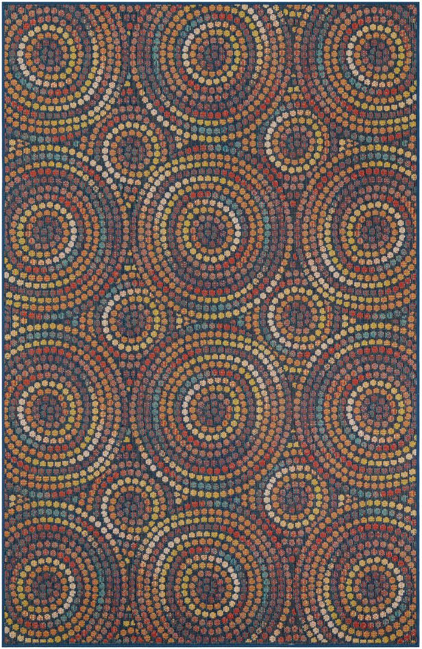 Detail image of 6' 1 x 9' Easy-Clean Baja Indoor / Outdoor Rug