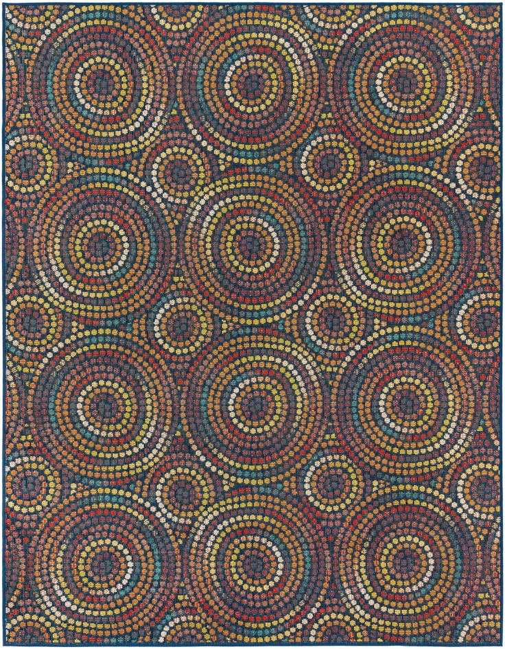 Detail image of 7' 10 x 10' Easy-Clean Baja Indoor / Outdoor Rug