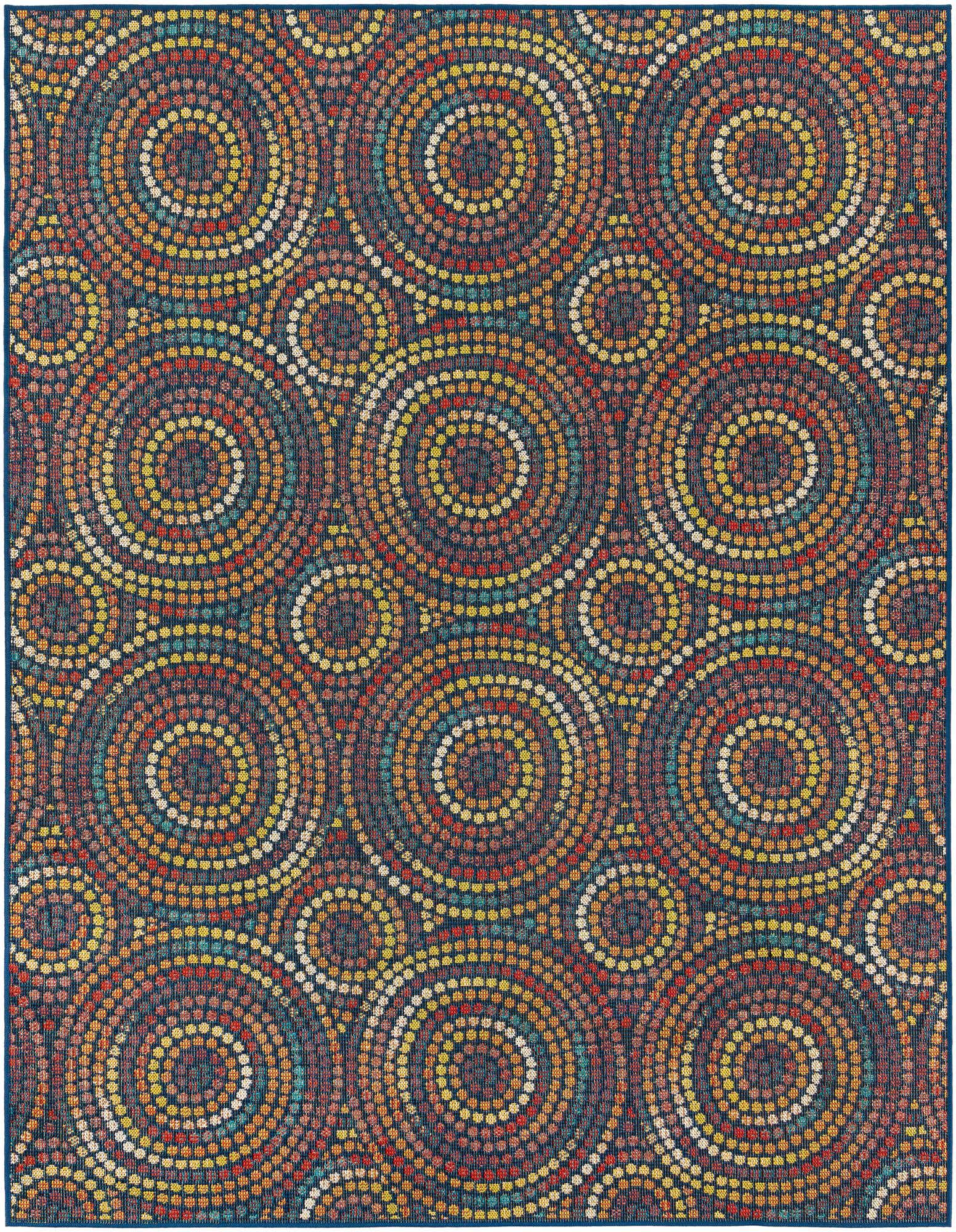 7' 10 x 10' Easy-Clean Baja Indoor / Outdoor Rug